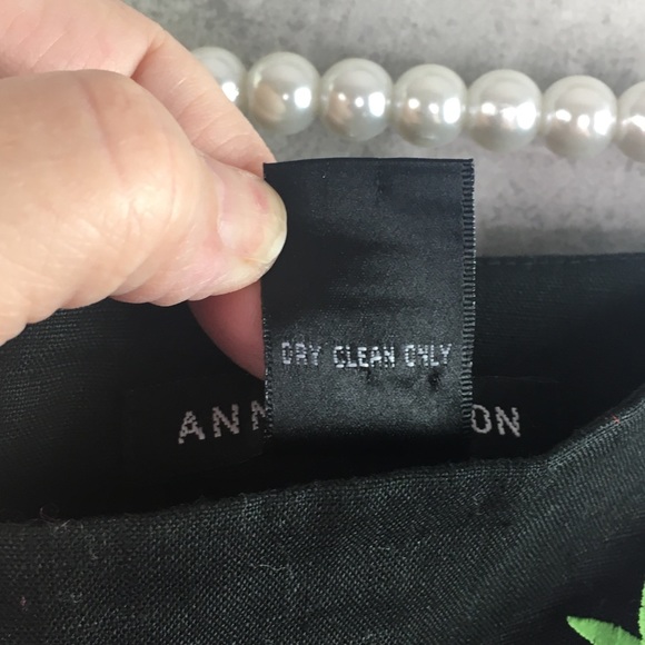 Anne Carson Embroidery Skirt Size 12 - Picture 6 of 6